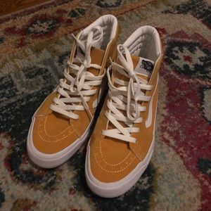 Vans Sk8-Hi Golden Yellow Skate Shoes